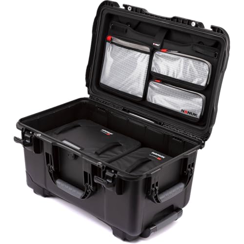 Image of NANUK 938 Pro Photo with N-Cubik - Waterproof Travel Camera Hard Case with 17L N-Cubik Insert and Wheels, 23.8 inch x 15.5 inch x 13.2 inch, Dustproof and Impact-Resistant, Ideal for Heavy Loads - Black
