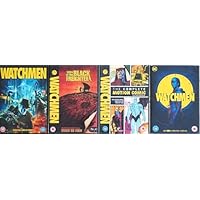 WATCHMEN 1-4 COMPLETE COLLECTION / 1. WATCHMEN / 2. TALES OF THE BLACK FREIGHTER / 3. THE COMPLETE MOTION COMIC / 4. WATCHMEN DC = ULTIMATE 4 x DVD UK SET