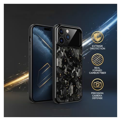 Coque iPhone 17 Pro fibre de carbone forgée MagSafe slim antichoc - 2