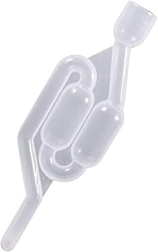 S-Shape Air Lock Twin Bubble Ojal Plástico Homebrew Fermentación Vino Vino Cerveza Fabricación Doble Burbuja Fermentación
