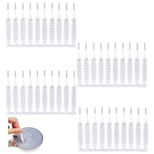 Image of Gap Hole Anti-Clogging Cleaning Brush, 2026 Upgrade Shower Head Brush Shower Head Cleaning Brush Shower Head Cleaner Tool Multifunctional Shower Head Cleaning Brushes for Household Bathroom (40Pack)