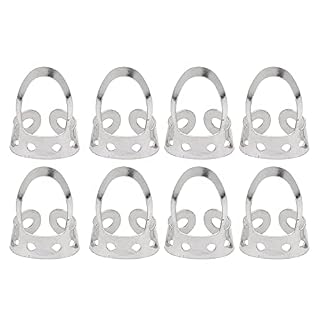 8 médiators de pouce pour guitare, médiators en acier inoxydable pour guitare, basse, banjo(Argent) - Les Beatles, Paul McCartney, John Lennon, RIngo Starr, George Harrison