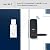 Lockly Secure Plus with Wi-Fi Smart Door Lock, Keyless Entry Door Lock, PIN Genie® Keypad, 3D Biometric Fingerprint Sensor, Voice Control, Auto Lock - Satin Nickel