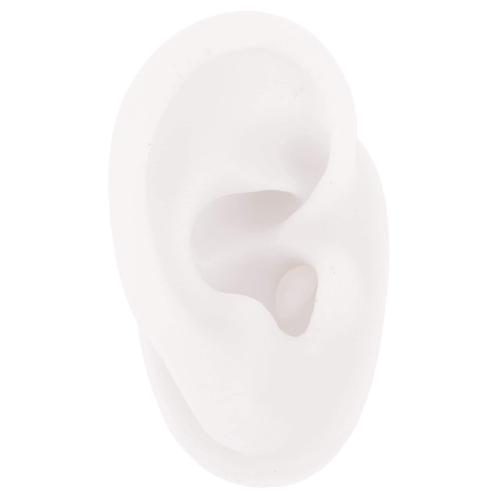 balacoo Simulated Ear Mold Silicone Human Ear Model for Piercing Practice Jewelry Display