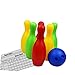 WHAMVOX Boy Girl Plastic Bowling Toy Set Lightweight Fun for Boy Girl Includes Ball Pins and Scorecard for Games and Skill Development