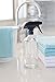 Clean Mama Clear Glass Spray Bottles, 2 Pack, Empty 16 oz Refillable Containers with Trigger Spray, Great for Cleaning Solutions, Cooking, and Misting Plants