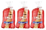 SOLA Plain Bagels, Low Carb & Keto Friendly, 18g of Protein Per Bagel & 6g Net Carbs, Non-GMO, No Su