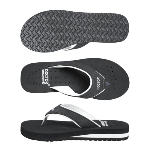 Image of DOCTOR EXTRA SOFT Care Diabetic Orthopedic Pregnancy Flat Super Comfort Dr Flipflops and House Slippers For Women's and Girl's
