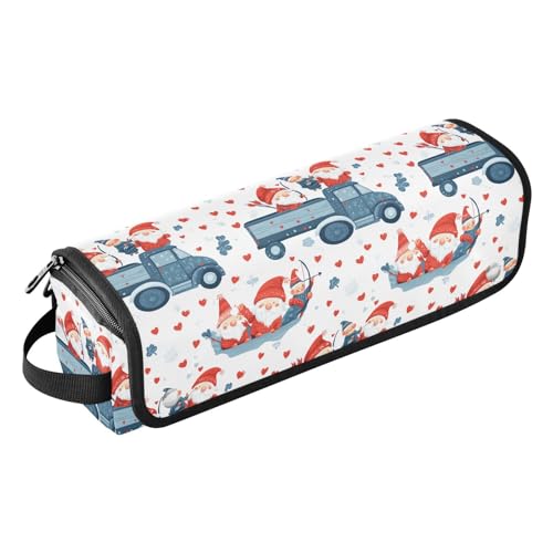 Bolsa de viaje resistente al calor para herramientas de cabello con tapete protector para planchas, rizadores y organizador portátil miniatura 1