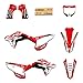 Kits de Pegatinas de gráficos y Fondos CRF450 2021 Conjunto Completo de calcomanías gráficas Pegatinas Deco DEKOR para Honda CRF450R CRF 450 R (Color : Blank)