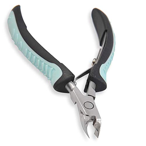 Cuticle Trimmer, IVON Professional Cuticle Nipper with Non-slip Handle Stainless Steel Cuticle Cutter Tool