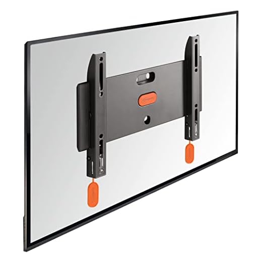 VOGEL'S BASE 05 S platt TV-väggfäste för 48–109 cm (19–43 tum) tv-apparat, platt, max. 20 kg, hållare också för LED, QLED och OLED-tv-apparater, hållare TÜV, VESA 100 x 100 till 200 x 200