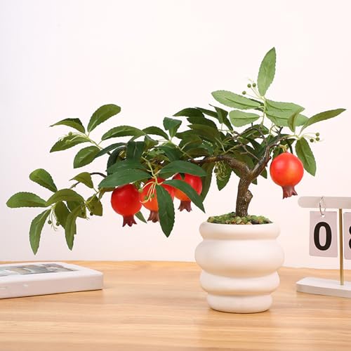 Bonsaï d'arbre fruitier réaliste pour décoration salon - 4