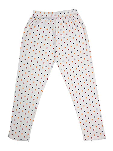 Image of IndiWeaves Girls Printed Cotton Capri Pants for Summer (Magenta,White1, 12-14 Years) Pack of 2