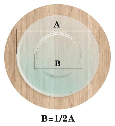 Roulement à billes 15 inches pivotant aluminium pour mécanisme de table ronde - 6