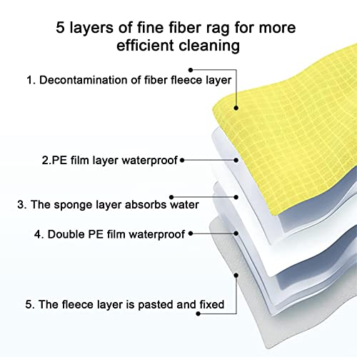 Robotic Window Cleaner with 40ml Tank, Electric Window Cleaning Robot, Auto Water Spray, Voice Output, Remote Control, for Glass, Tile, Mirrors - Image 8