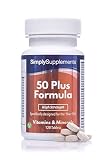 50 Plus Formula | Essential Vitamins for Over 50's | 120 Tablets | Vegetarian Fr...