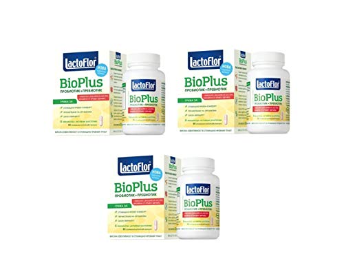 Lactoflor Bioplus - 60 Capsules Bulgarian Probiotic and Prebiotic Super Offer (3)