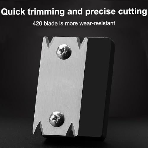 Kantenschneider Umleimer, Kantenhobel Holz, Manueller Kantenanleimschneider mit 1 Ersatzklinge, Kantenhobel für Holz PVC ABS Kantenschneider Umleimer