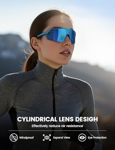 Image of Lamicall 24g Polarized Sports Sunglasses for Men Women - UV400 Protection Sun Glasses for Baseball Running Cycling Fishing
