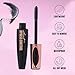 Silk Fiber Mascara 4D, Lengthening and Thickening, Volumizing, Long Lasting, Smudge-Proof, All Day Full, Long, Thick, Smudge-Proof Eyelashes