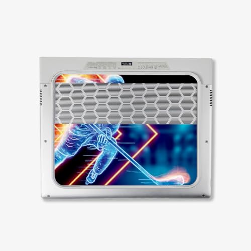 Image of MightySkins Skin Compatible with Alienware X14 R2 (2023) Full Wrap Kit - Glow Hockey | Protective, Durable, and Unique Vinyl Decal wrap Cover | Easy to Apply & Change Styles | Made in The USA