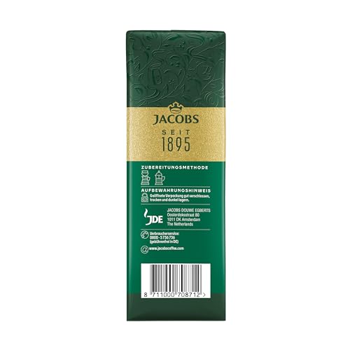 Jacobs Filterkaffee Krönung Balance, mittlere Röstung, Kaffee gemahlen, geröstet in Deutschland, ideal für Filterkaffeemaschine & French Press, Intensität 5/10, 500 g 3