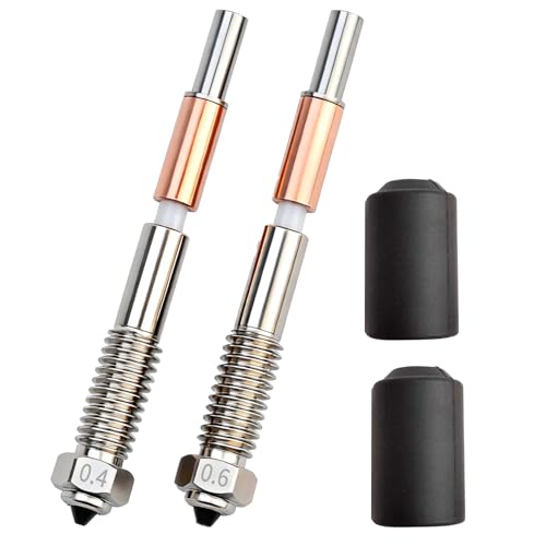 Qidi Tech 4 Plus�p450°C�����m�Y���A0.4&0.6mm�N�C�b�N�X���b�v�L�b�g�ACrzrCu�`�b�v&�Z���~�b�N�q�[�g�u���[�N�t���A�V���R���\�b�N�X2�t��