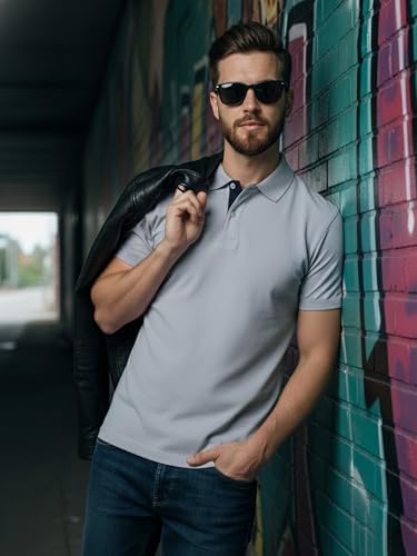 Image of XENOVAURBAN Dry Fit Polo t Shirt for Man | Regular Fit | Quick Dry Mars Fabric Polo T-Shirt with Collar for Men