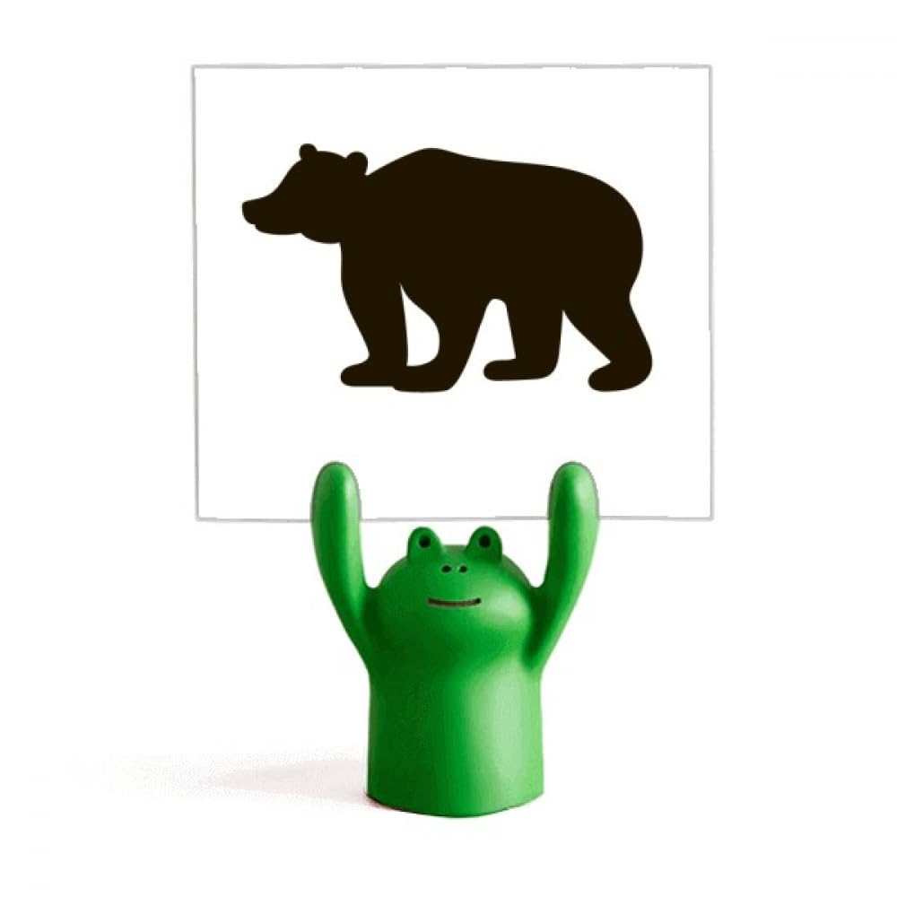Porte-mémo ours noir mignon grenouille pince-notes de bureau enfant