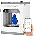 WEEDO Stampante 3D portatile, stampante 3D con calibrazione automatica, controllo WiFi, completamente assemblata per PLA + Micro TF Card gratuita Stampante 3D portatile 12V per uso domestico