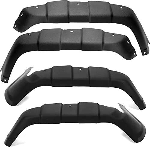 Hecasa Fender Mud Guard Compatible With 2000-2003 Honda Trx350Tm Trx350Te Trx350Fm Trx350Fe 4Pcs Black #TOP3