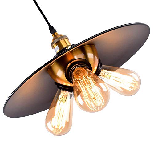 Plafonnier suspension industriel E27 pour éclairage de cuisine - 4