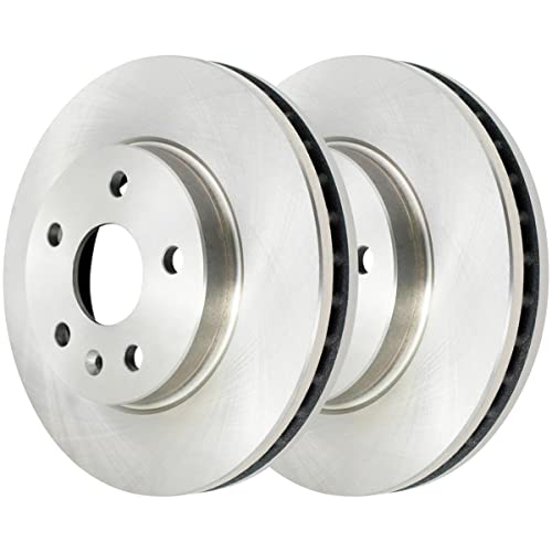 AutoShack R65186PR Front Brake Rotors Pair of 2 Driver and Passenger Side Replacement for 2013-2015 Chevrolet Malibu 2016 Malibu Limited 2011-2017 Buick Regal 2012-2016 LaCrosse 2.4L 2.5L 3.6L AWD FWD