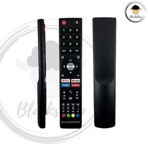 Image of BLACKSHEEP Compatible for BPL TV Remote Control Suitable for Smart Android 4K LED UHD HD Television with OTT Hotkeys Without Voice Command (Please Match Old Remote Before Order)