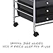 Honey-Can-Do 10 Drawer Cart, Shaded CRT-05255 Assorted