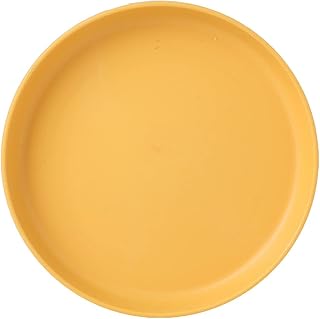 Plato de hueso para escupir, plato de hueso para el hogar, plato pequeño, plato de plástico para aperitivos, mesa de comedor, plato de basura, moldes antiadherentes para hornear (amarillo, talla única