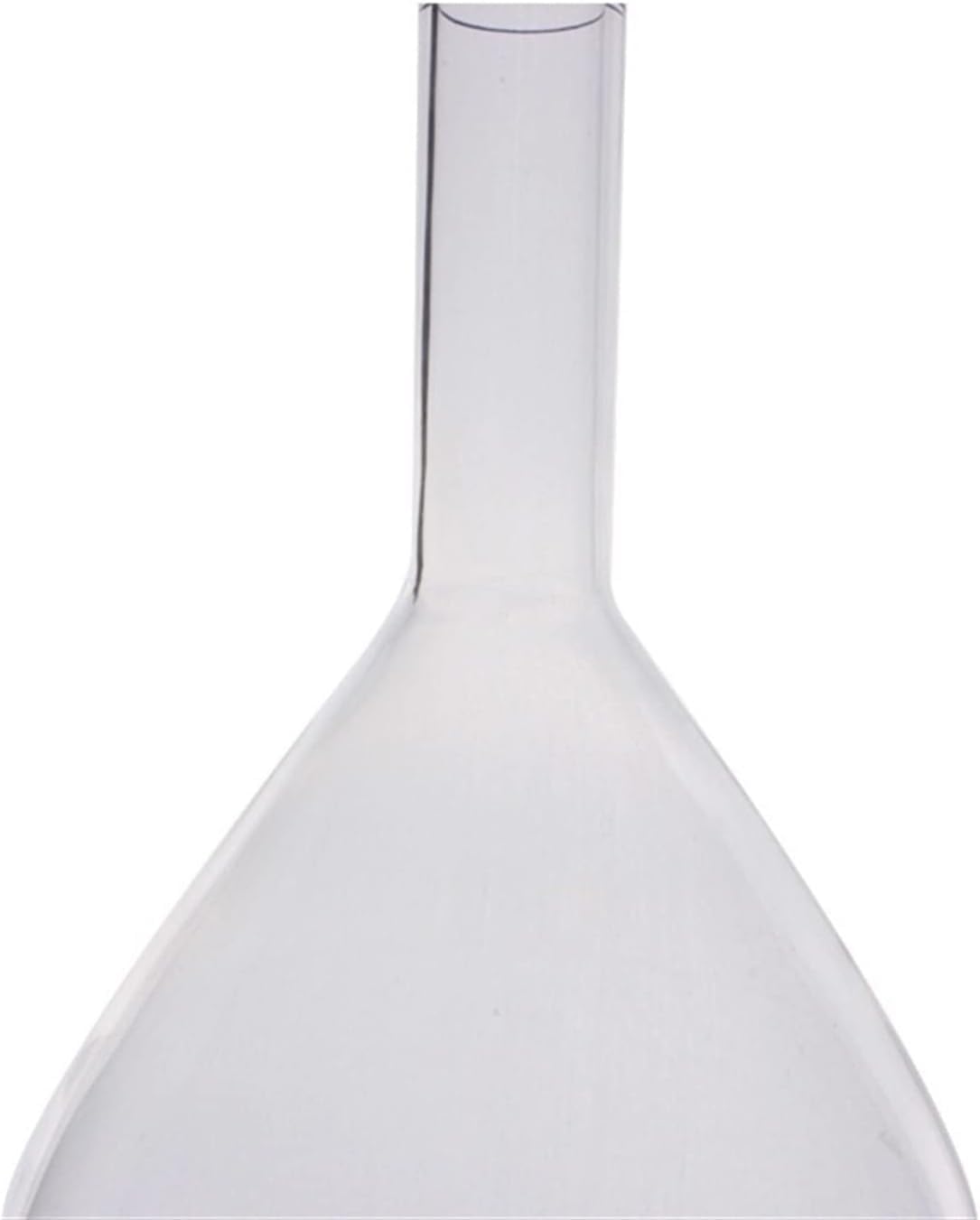 Matraccio volumetrico in Vetro Trasparente da 50 ml con Tappo in plastica Classe A, Vetro borosilicato Alto, Collo di Bottiglia Sottile, Fondo Piatto, vetreria da Laboratorio per Chimica, co