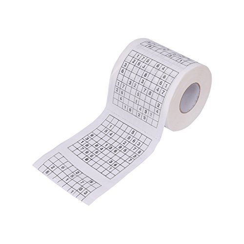 S-TROUBLE Langlebiges Sudoku Su bedrucktes Seidenpapier Toilettenpapier Gutes Puzzlespiel