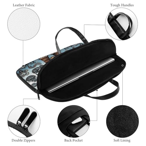 Bolso para portátil impermeable con diseño elefante 17'' miniatura 4