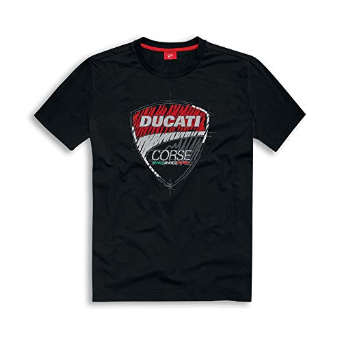 Ducati Corse '17 Graphic Sketch Short Sleeve T-Shirt Black (MD) [Apparel]