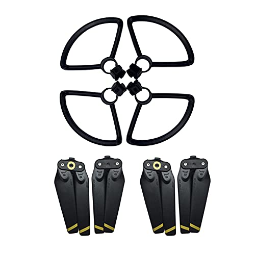 HUVNEXA 4 piezas 4730F Protector de hélice parachoques cuchilla liberación rápida for drones Kits repuesto protección 4730 Palas de hélice de repuesto para drones(Gold)