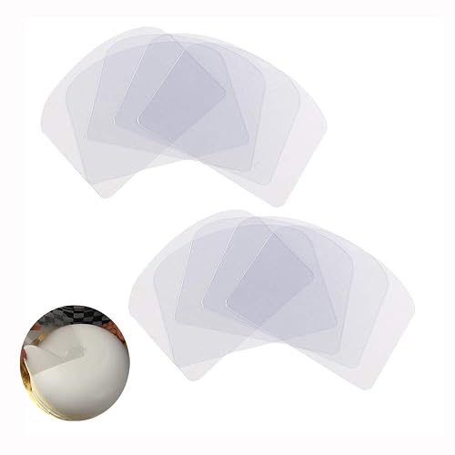Gracilaria 10-Piece Transparent Cake Cream Scraper