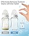 Bear Official Bottle Washer Tablets, 180 Count - Detergent Tablets for Bear & All Brand Bottle Washers, Powerful Milk Residue Remover