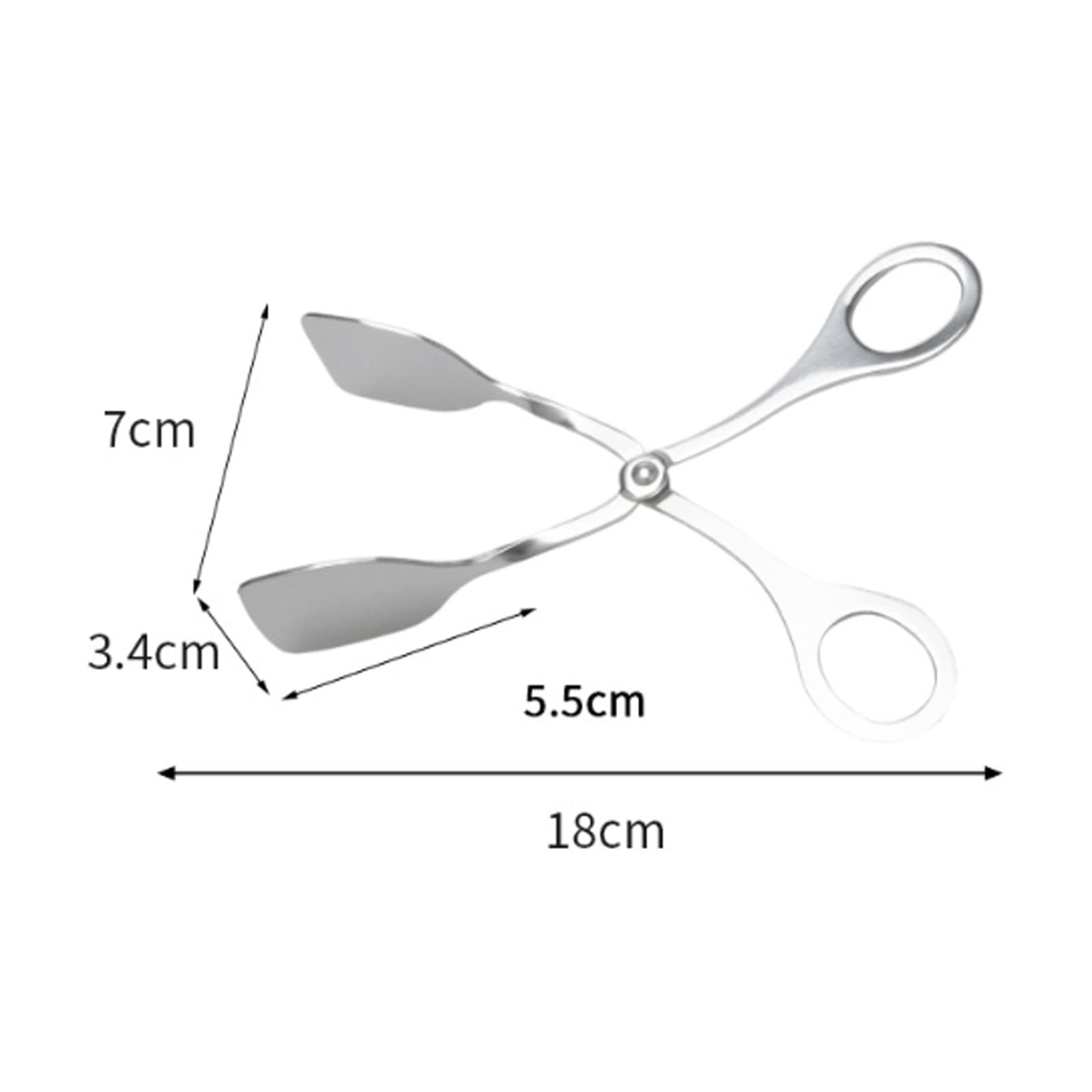 MRKU Pinzas de Acero Inoxidable para cocinar, Utensilios para Servir, Pinzas para ensaladas, Accesorios para bufé de Barbacoa