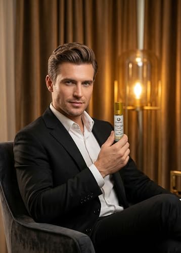 Image of White Oudh Gold Attar Roll-On Perfume Oil - 8 ml | Alcohol Free | Long Lasting Rich Fragrance | Men & Women | Pocket Size Travel Friendly Roll On | Daily Wear (Pack of 2)