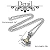 PiercingJak Men's Necklace Norse Viking Necklace Stainless Steel Thor's Hammer Mjolnir Norse Pendant with Chain Nordic Viking Amulet Necklaces Talisman Jewellery for Men 24 Inch #4