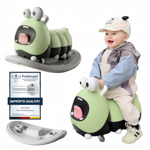 3in1 Rutschfahrzeug Babyroller + Schaukeltier + Balancierbrett...