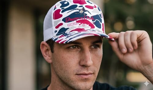 Image of Mallard Duck and Gun X Logo Mesh Back Trucker