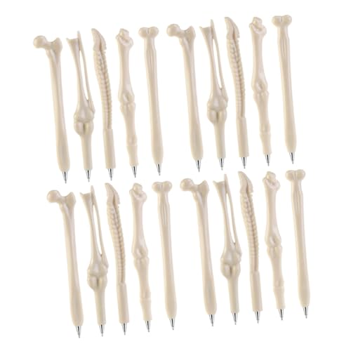 Bolígrafos en forma de hueso Housoutil, 20 piezas ideales para regalos y fiestas de Halloween
